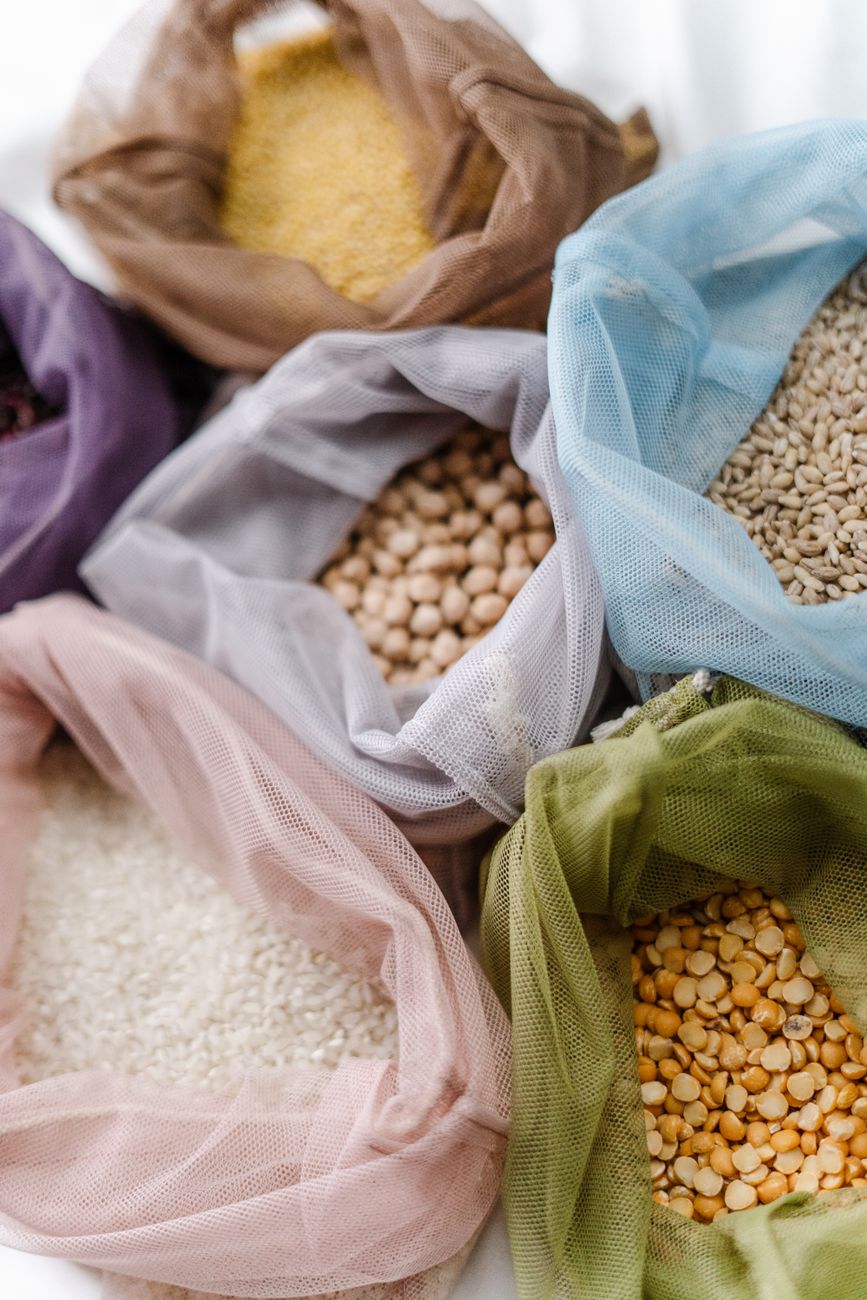 freezer bags of high protein dump and go slow cooker meal prep ingredients